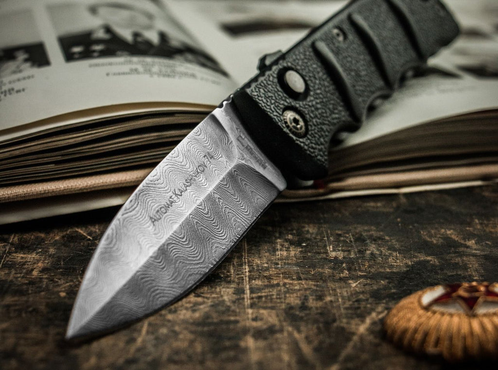 Σουγιάς Boker Plus KALS-74 Spearpoint Damascus | www.lightgear.gr