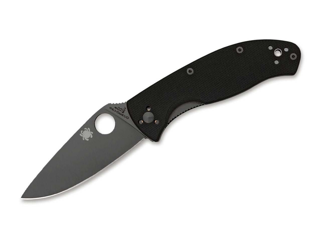 Σουγιάς Spyderco Tenacious Black Plain | www.lightgear.gr