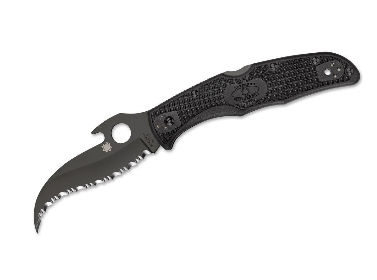 Σουγιάς Spyderco Matriarch 2 Black | www.lightgear.gr