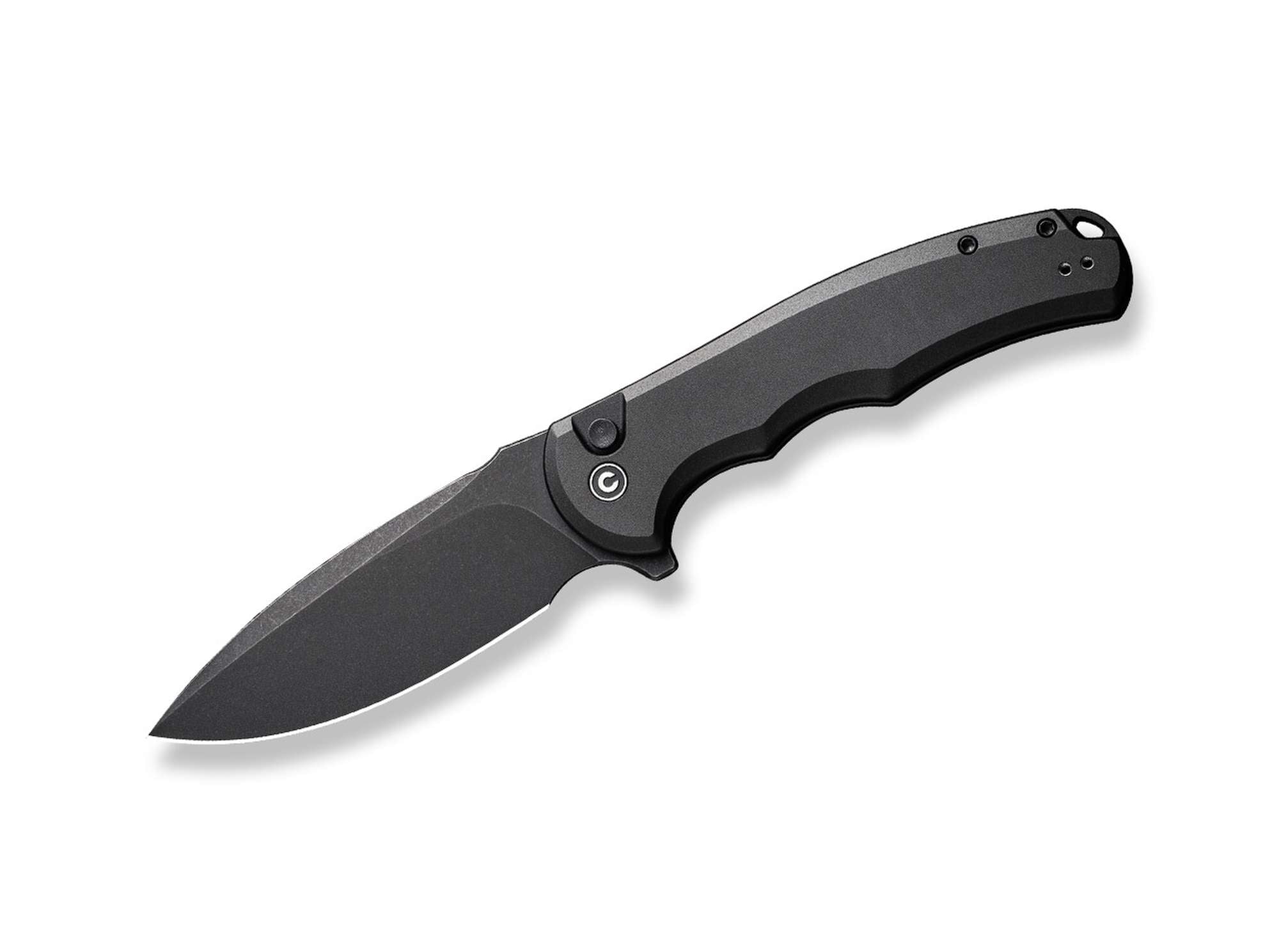 Σουγιάς CIVIVI Button Lock Praxis Aluminum All Black Nitro-V | www.lightgear.gr