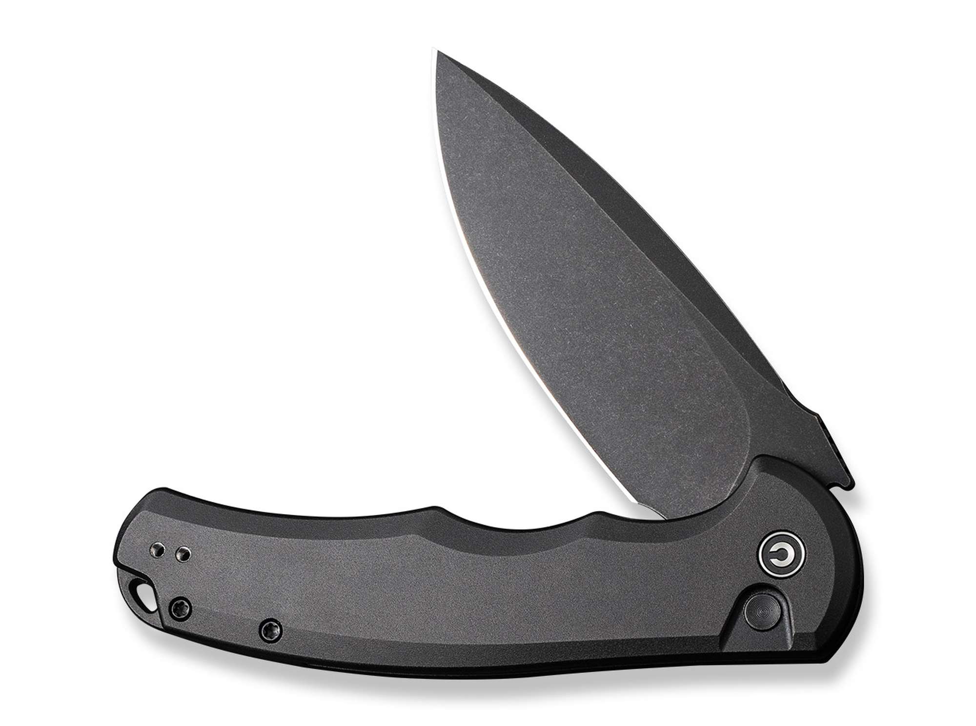 Σουγιάς CIVIVI Button Lock Praxis Aluminum All Black Nitro-V | www.lightgear.gr