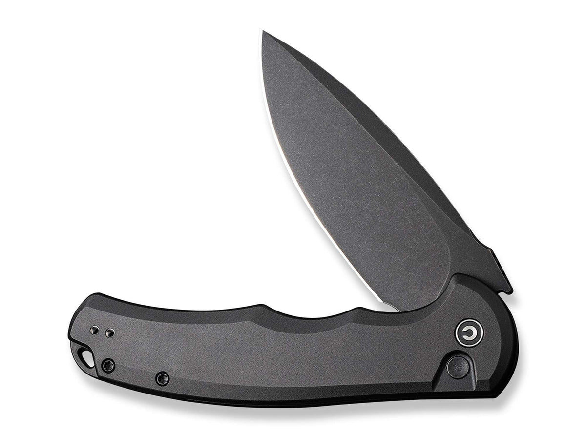 Σουγιάς CIVIVI Button Lock Praxis Aluminum All Black Nitro-V | www.lightgear.gr