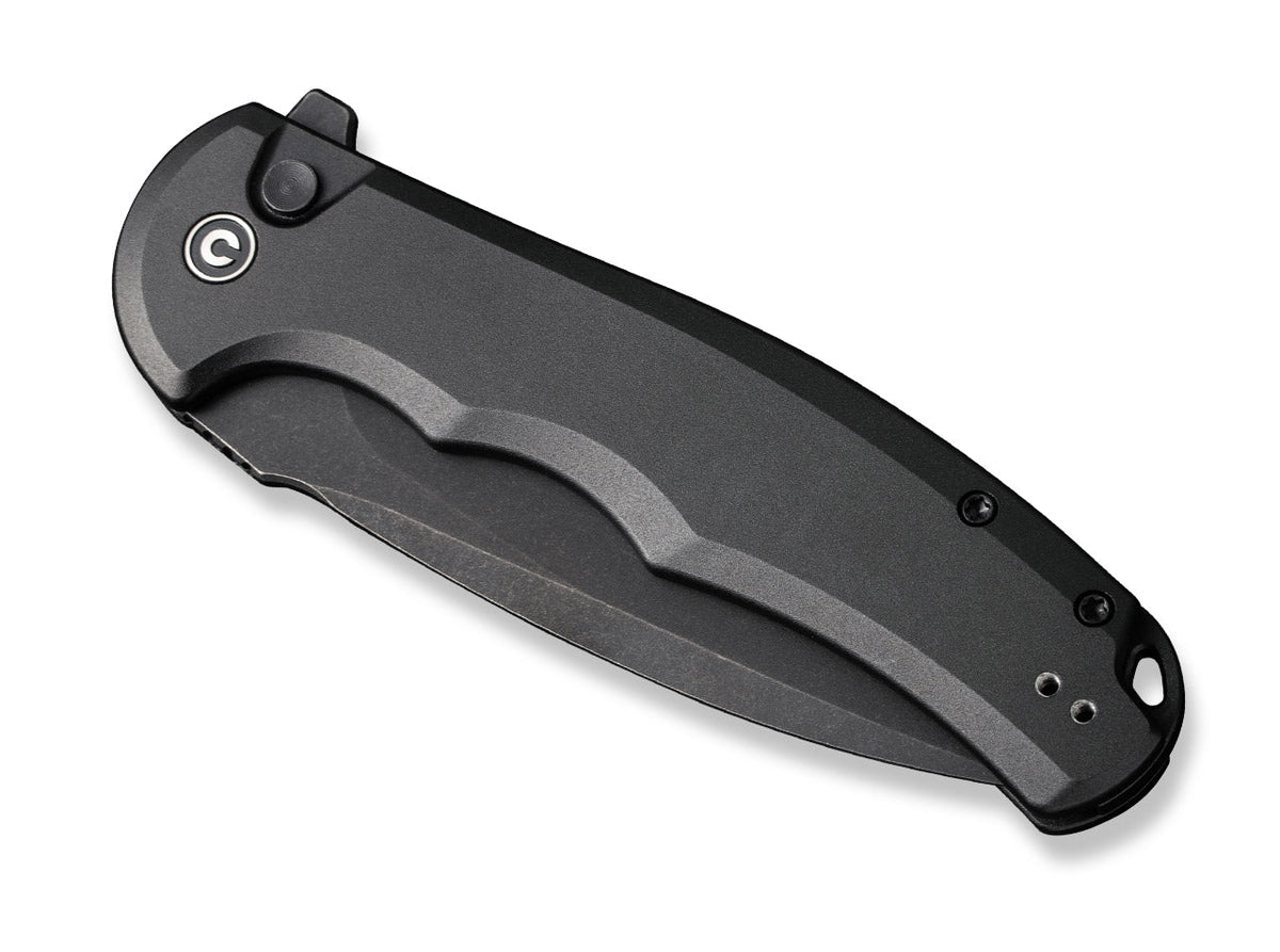 Σουγιάς CIVIVI Button Lock Praxis Aluminum All Black Nitro-V | www.lightgear.gr