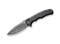 Σουγιάς CIVIVI Button Lock Praxis Aluminum Black Damascus | www.lightgear.gr