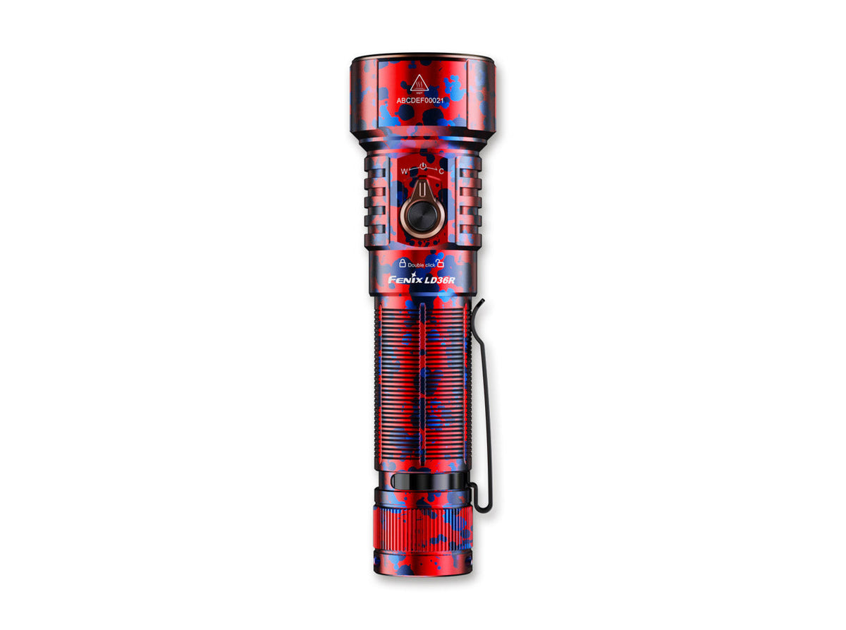 Επαναφορτιζόμενος Φακός Led Fenix LD36R Flame Camo | www.lightgear.gr
