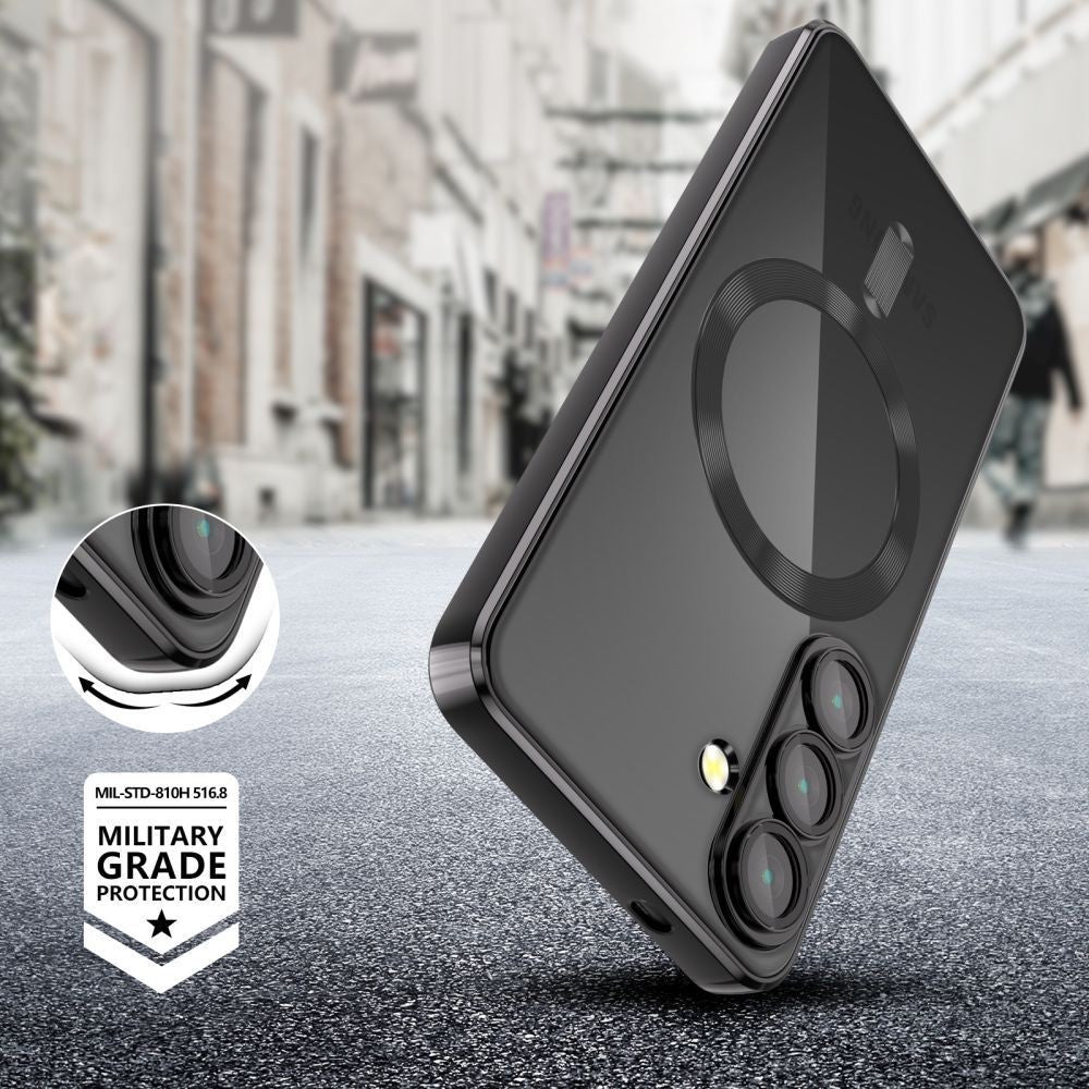 MagFlex MagSafe Θήκη Tech-Protect για Samsung Galaxy A56 5G Clear Black | www.lightgear.gr