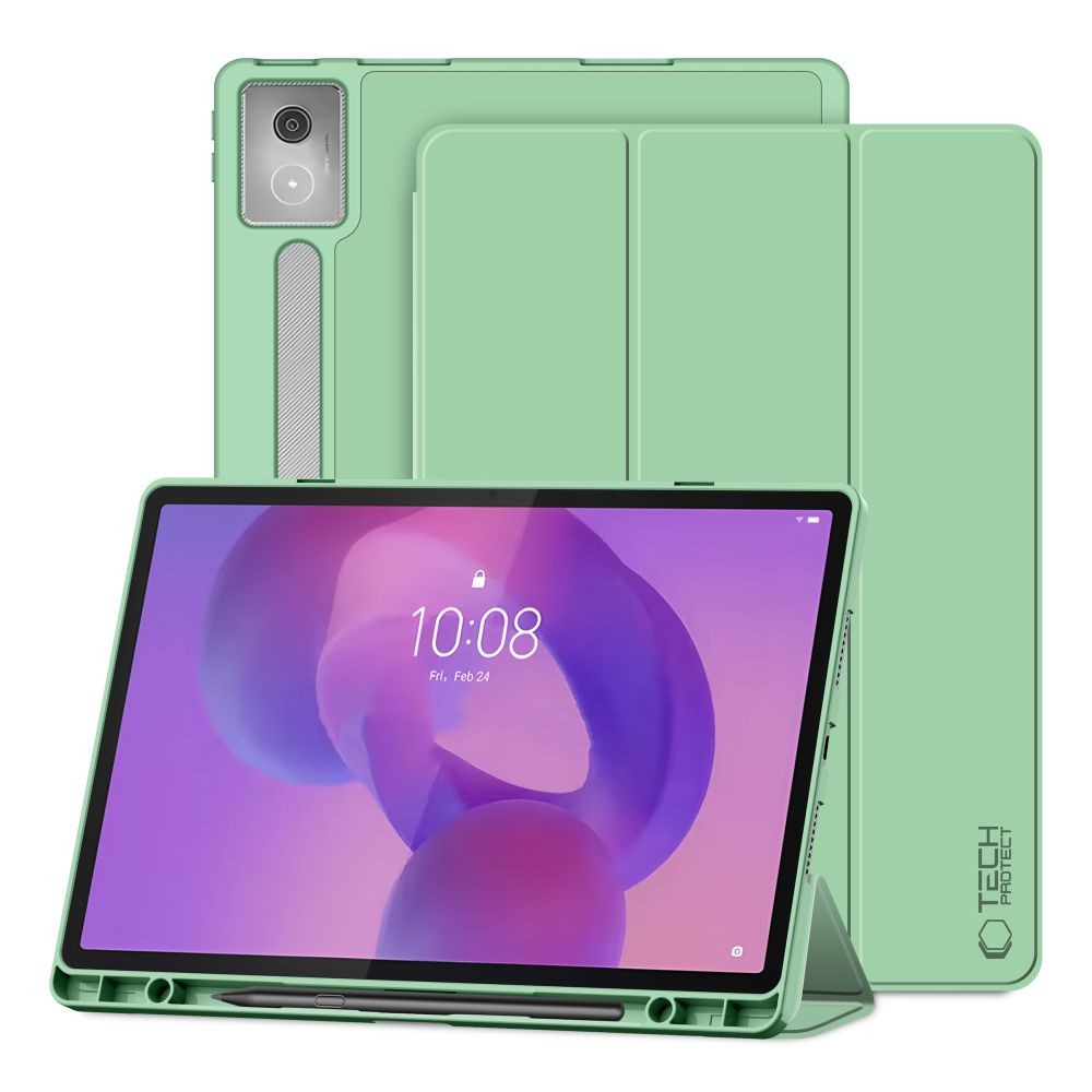 SC Pen Θήκη Tech-Protect για Lenovo Idea Tab Pro / Pro MT 12.7 TB-373 Πράσινο | www.lightgear.gr