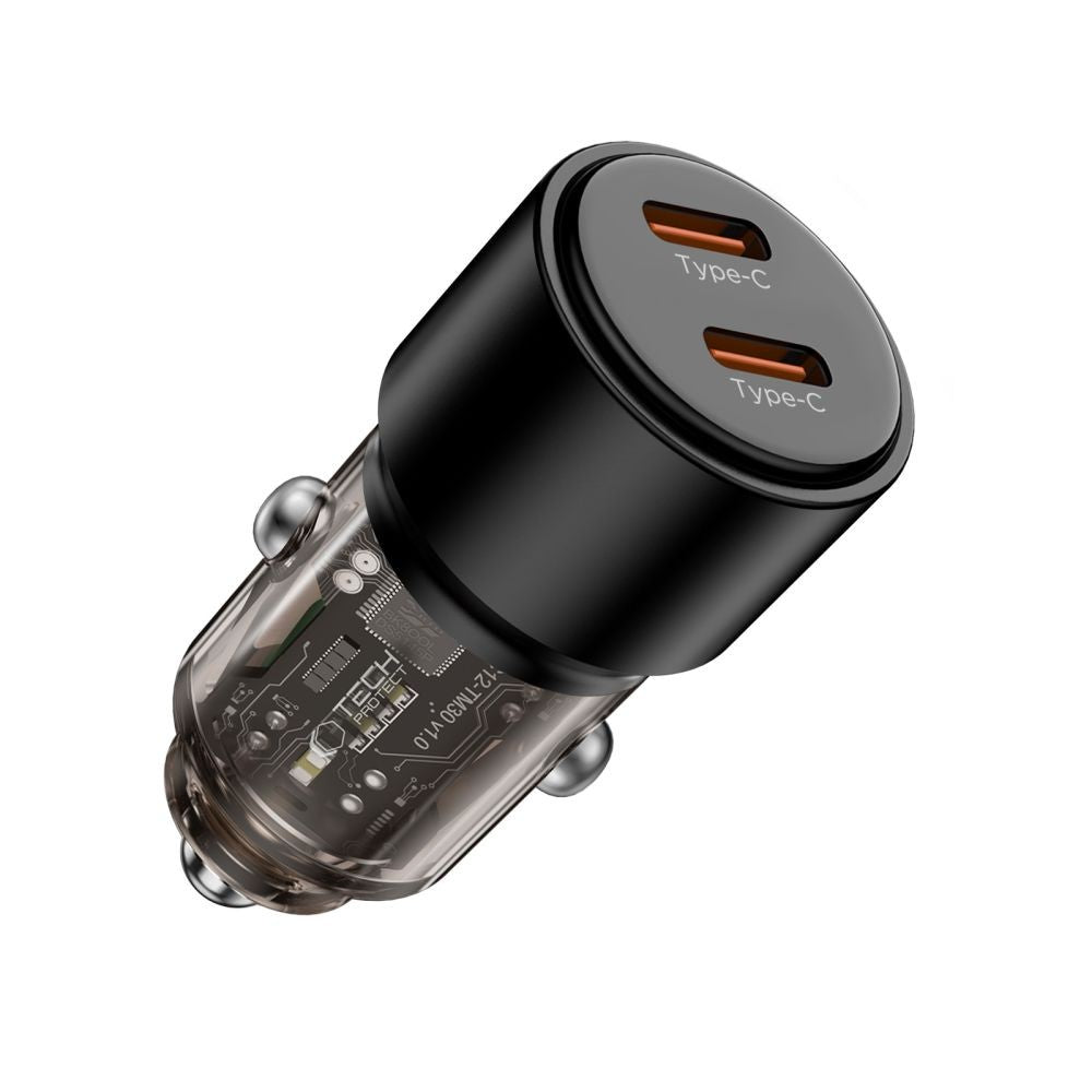 Φορτιστής Αυτοκινήτου CC03 2-Port PD100W Μαύρο | www.lightgear.gr