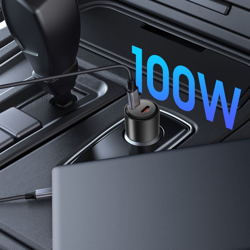 Φορτιστής Αυτοκινήτου CC03 2-Port PD100W Μαύρο | www.lightgear.gr