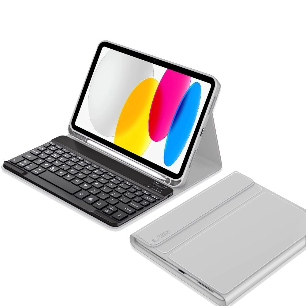 SC Pen + Keyboard Θήκη Tech-Protect για iPad 10.9" 2022 (10th Gen) / 11" 2025 (11th Gen) Γκρι | www.lightgear.gr