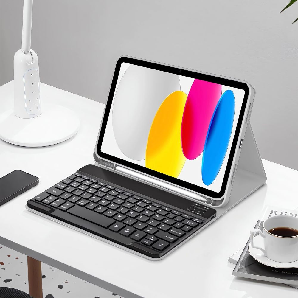 SC Pen + Keyboard Θήκη Tech-Protect για iPad 10.9" 2022 (10th Gen) / 11" 2025 (11th Gen) Γκρι | www.lightgear.gr