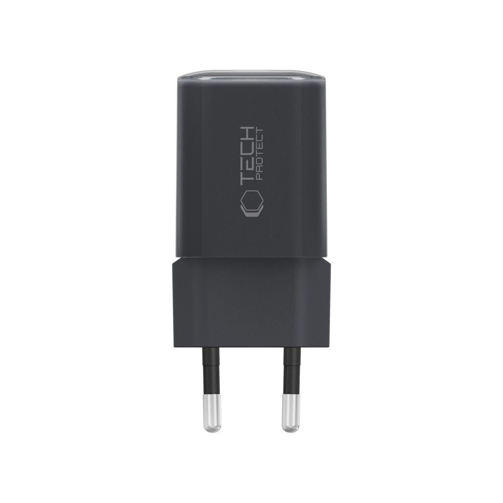 Επιτοίχιος Φορτιστής Tech-Protect NCM33W 2-Port PD33W/QC3.0 Μαύρο | www.lightgear.gr