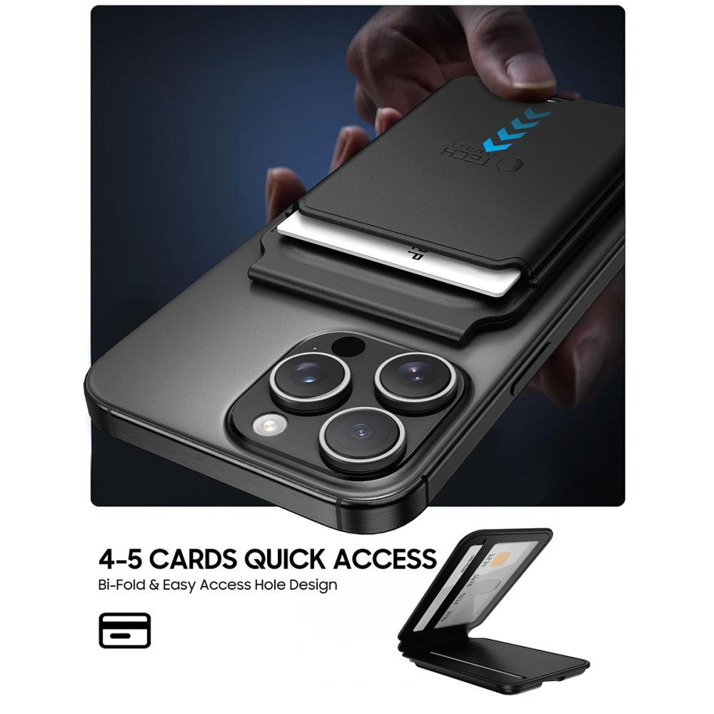 MagWallet Stand MagSafe Universal Θήκη Tech-Protect Μαύρο | www.lightgear.gr
