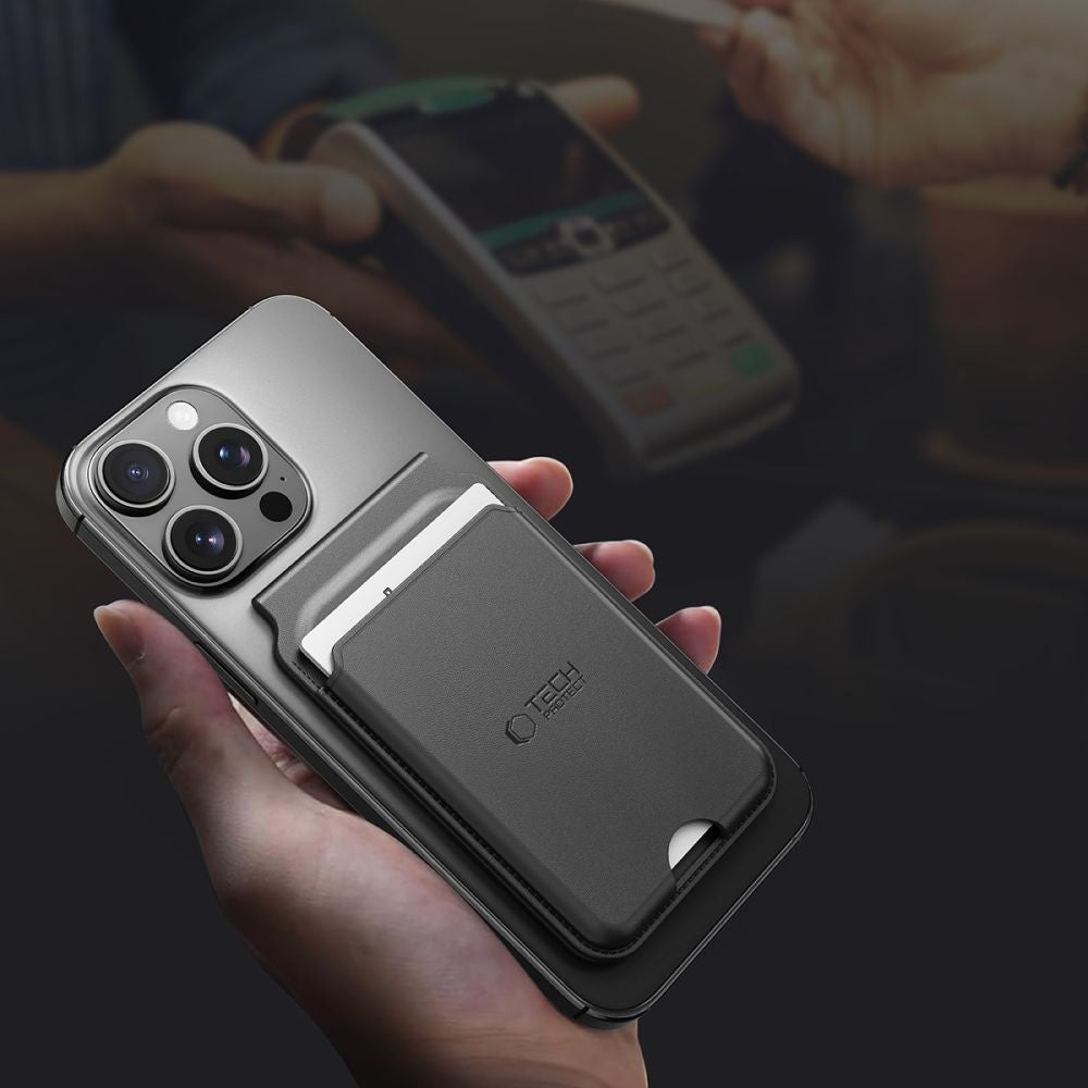MagWallet Stand MagSafe Universal Θήκη Tech-Protect Μαύρο | www.lightgear.gr