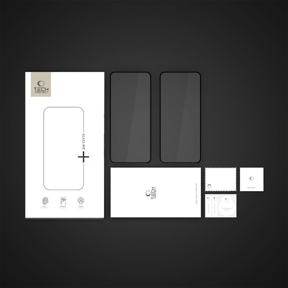 Glass Fit+ Θήκη Tech-Protect για Samsung Galaxy Xcover 7 / 7 Pro Μαύρο 2τεμ | www.lightgear.gr