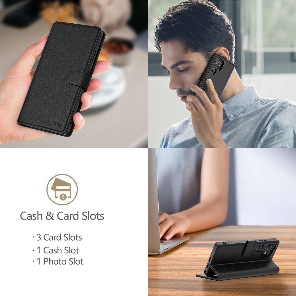 Wallet Θήκη Tech-Protect για Motorola Edge 60 Fusion Μαύρο | www.lightgear.gr