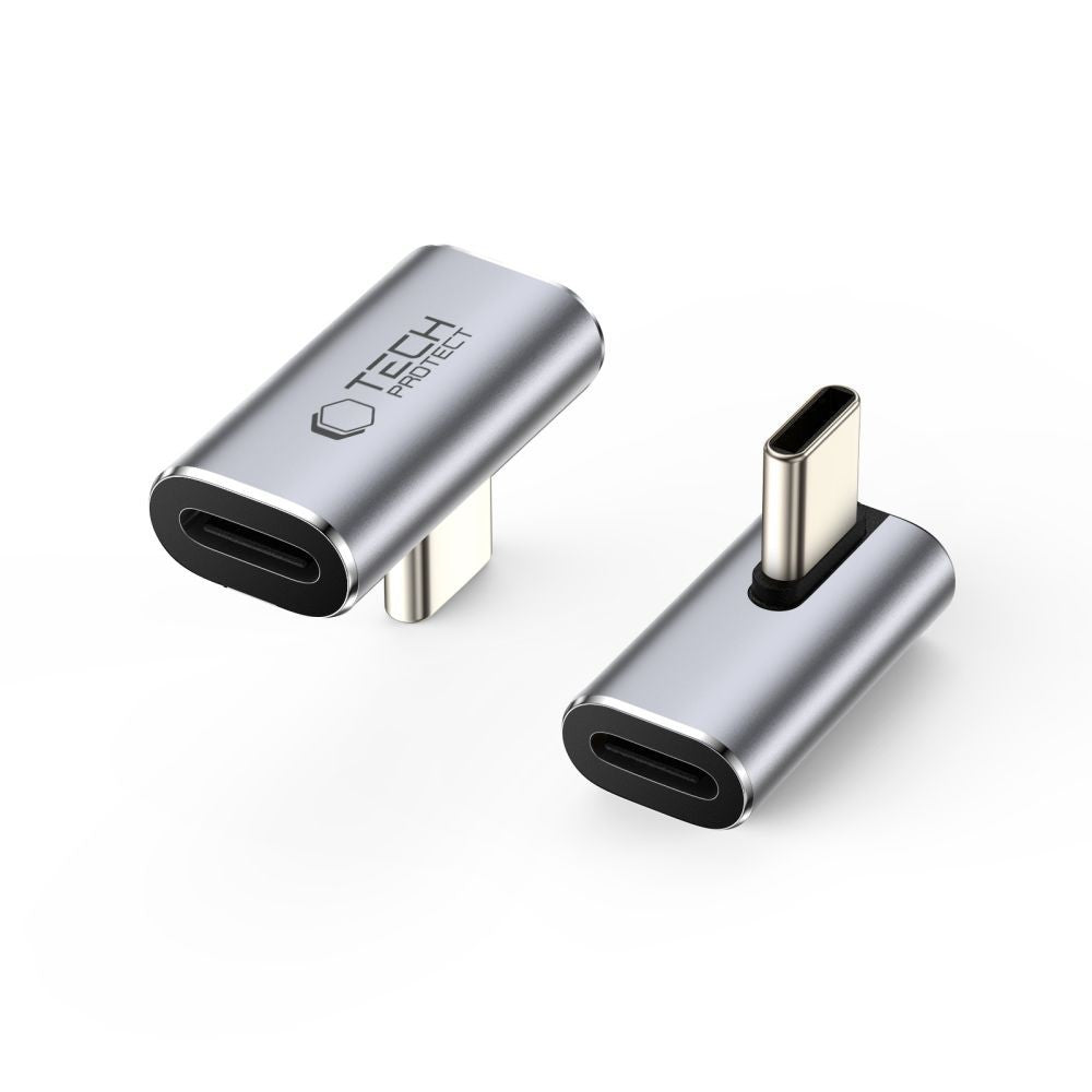 Ultraboost AA03 USB-C Angled Adapter Tech-Protect Γκρι | www.lightgear.gr