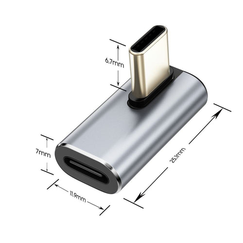 Ultraboost AA03 USB-C Angled Adapter Tech-Protect Γκρι | www.lightgear.gr