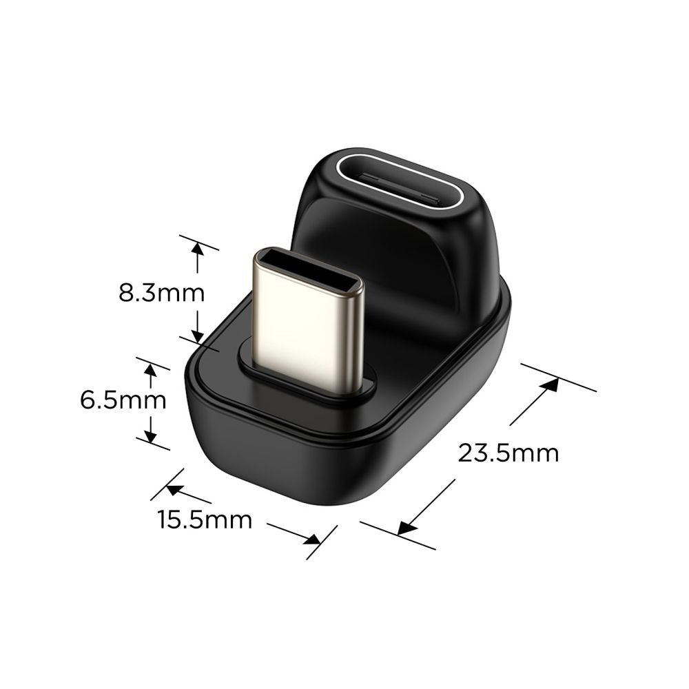 Ultraboost AA04 USB-C Angled Adapter Tech-Protect Μαύρο | www.lightgear.gr