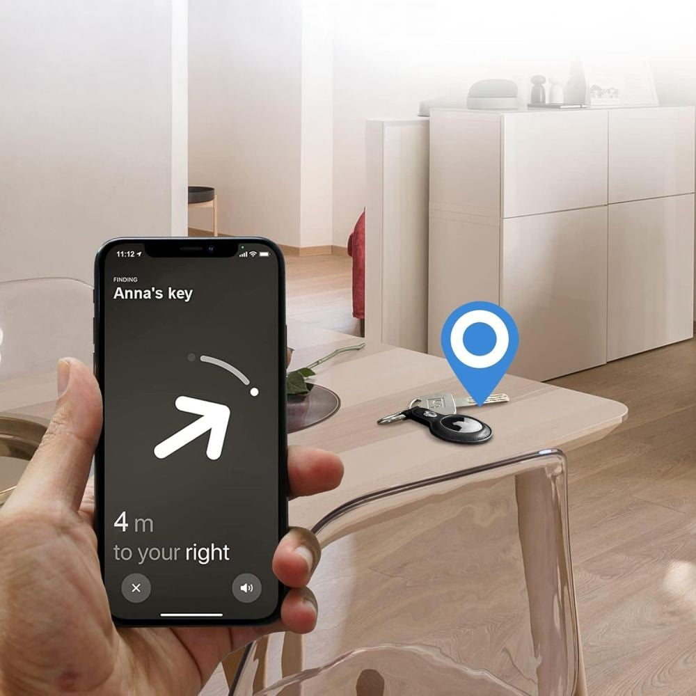 NaturalFit Θήκη Tech-Protect για Apple AirTag 1/2 Μαύρο | www.lightgear.gr