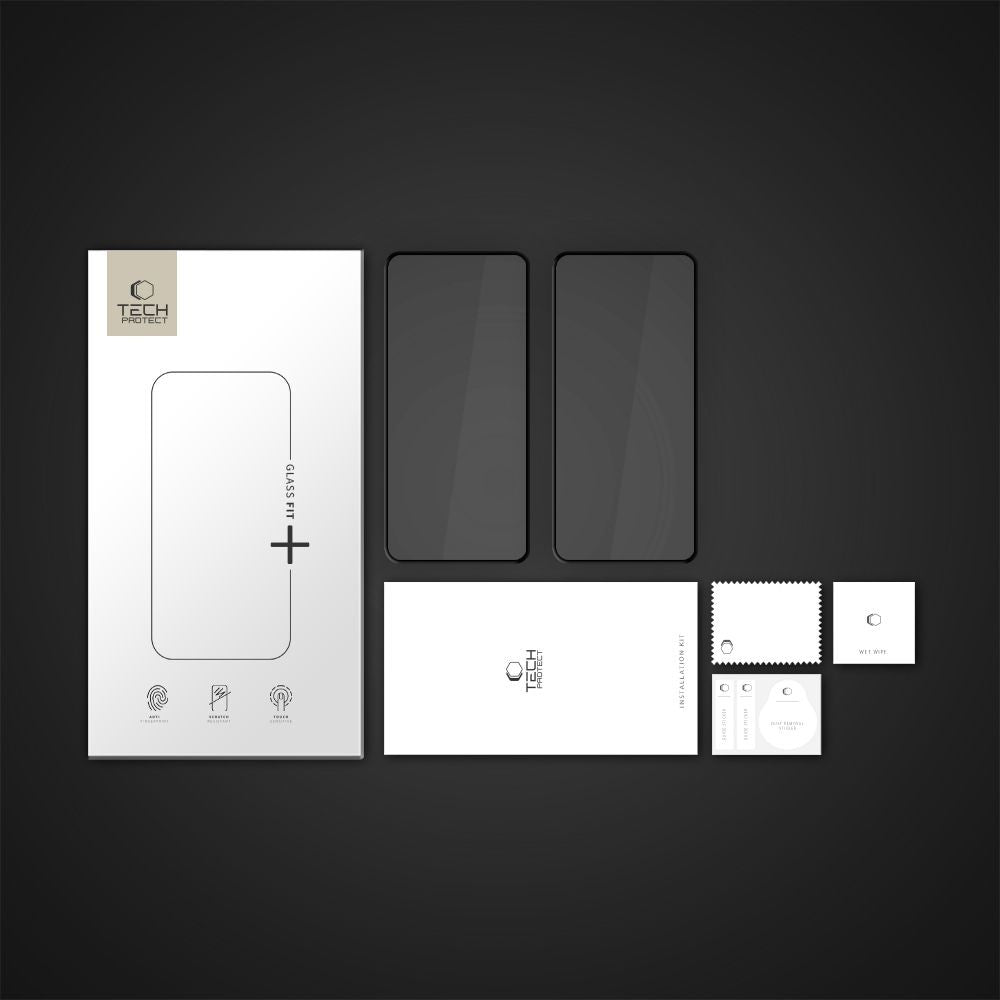 Tempered Glass Tech-Protect Glass Fit+ για Xiaomi Poco F7 5G Μαύρο 2τεμ | www.lightgear.gr