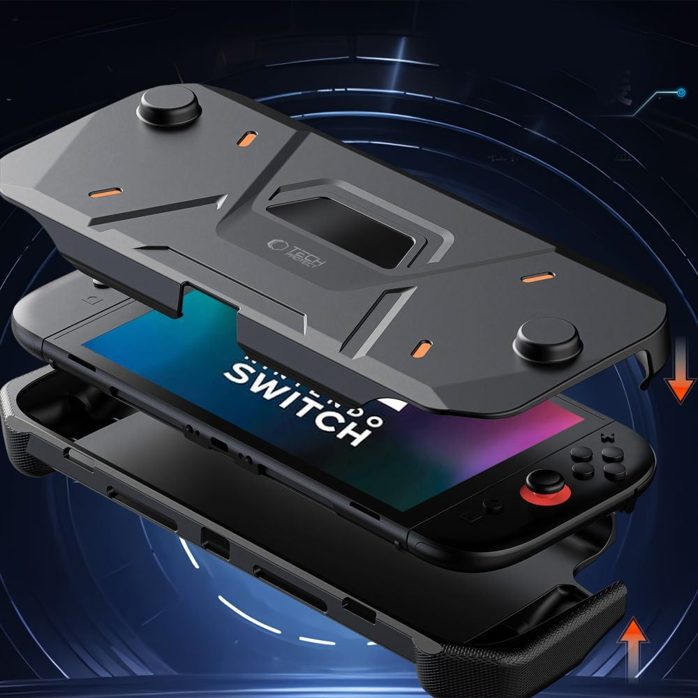 Carbonox Θήκη Tech-Protect για Nintendo Switch 2 Μαύρο | www.lightgear.gr