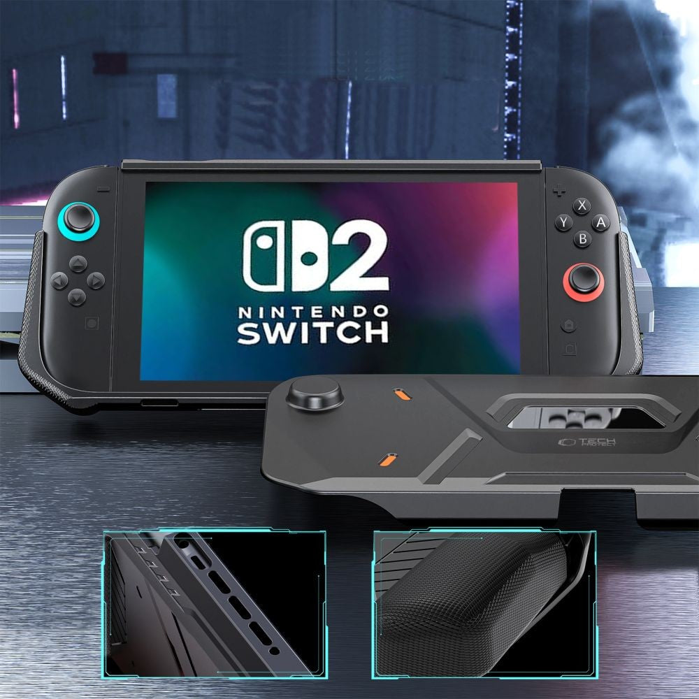 Carbonox Θήκη Tech-Protect για Nintendo Switch 2 Μαύρο | www.lightgear.gr