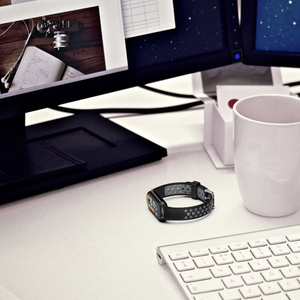 IconBand Air Strap Tech-Protect για Xiaomi Smart Band 8 / 9 / 10 / NFC Μαύρο Γκρι | www.lightgear.gr