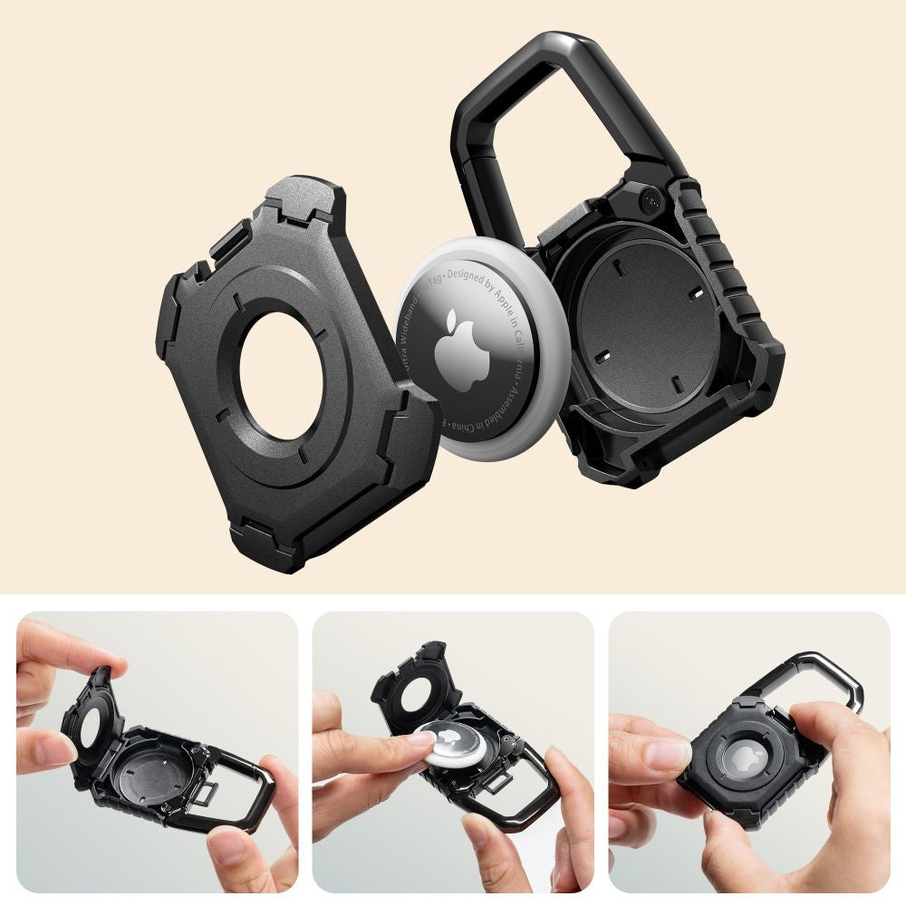 Kevlar Θήκη Tech-Protect για Apple AirTag 1/2 Μαύρο | www.lightgear.gr