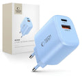 Επιτοίχιος Φορτιστής Tech-Protect NCA20 PD 20W QC3.0 USB-A / USB-C Μπλε | www.lightgear.gr