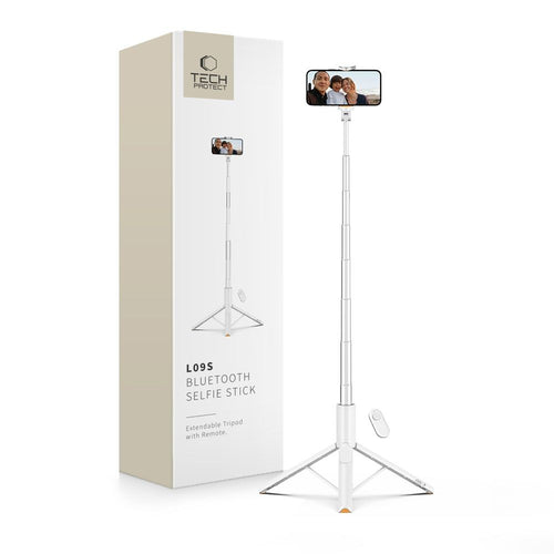 Selfie Stick Tech-Protect L09S με Tripod Λευκό | www.lightgear.gr