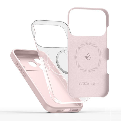 Silicone MagSafe Θήκη Tech-Protect για iPhone 17 Pro Max Ροζ | www.lightgear.gr