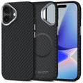 Θήκη Ion Carbon MagSafe Tech-Protect για iPhone 17 Μαύρο Ασημί | www.lightgear.gr