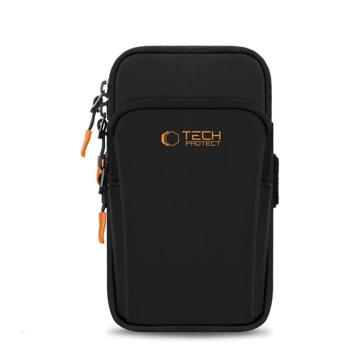 Universal Sport Armband Θήκη Tech-Protect M7 Μαύρο και Πορτοκαλί | www.lightgear.gr