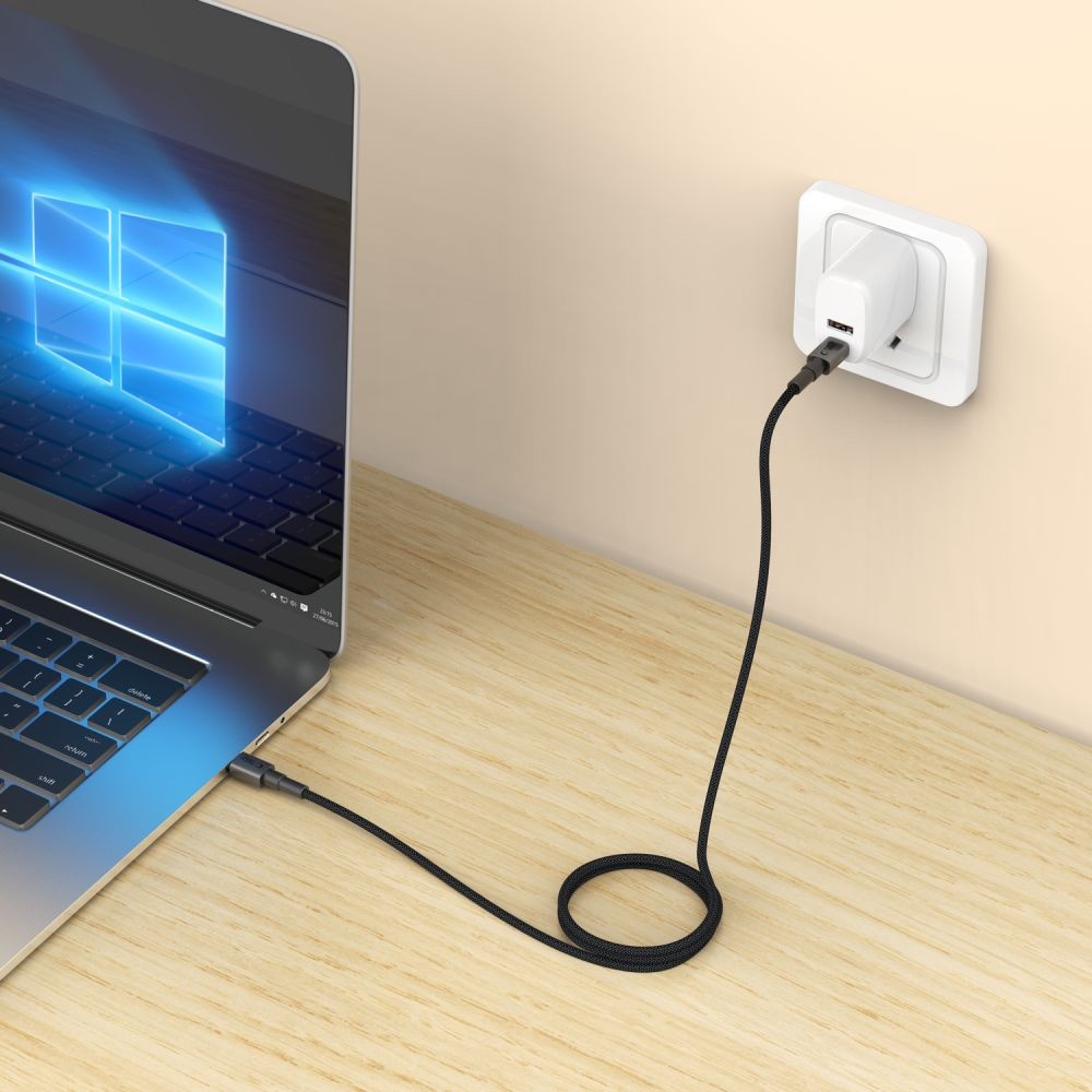 USB-C PD Καλώδιο Tech-Protect Ultraboost DNA MagTwist 100W / 5A 200cm Γκρι | www.lightgear.gr