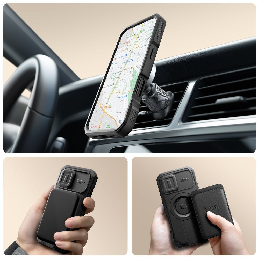 Θήκη Kevlar MagSafe Tech-Protect για iPhone 17 Μαύρο | www.lightgear.gr