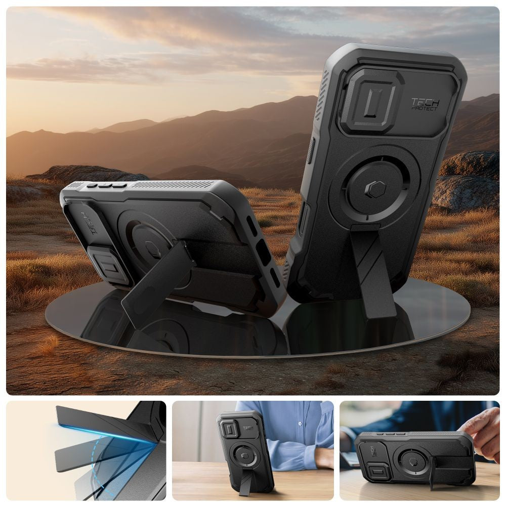 Θήκη Kevlar MagSafe Tech-Protect για iPhone 17 Μαύρο | www.lightgear.gr