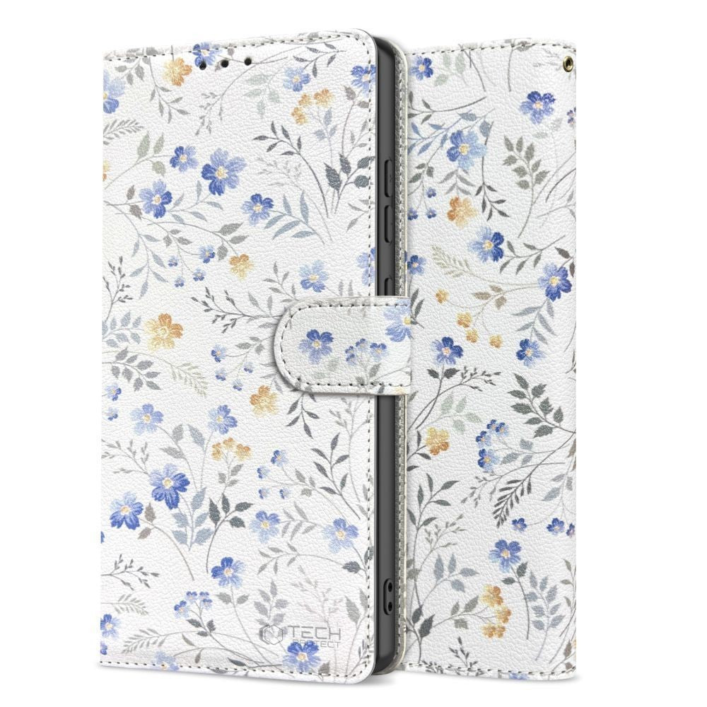 Wallet Θήκη Tech-Protect για Samsung Galaxy A26 5G / A17 4G / 5G Daisies with Leaves | www.lightgear.gr