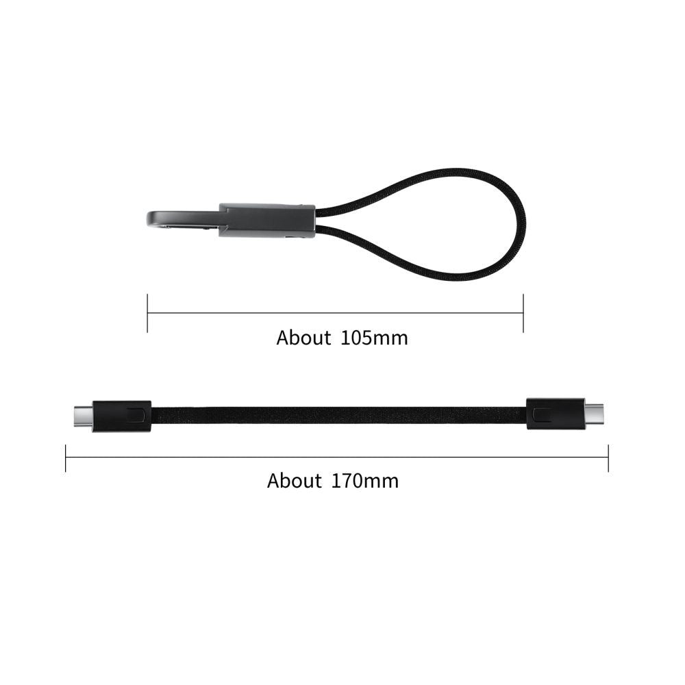 Ultraboost DNA Cable Tech-Protect με Keychain USB-C PD 60W / 3A Γκρι | www.lightgear.gr