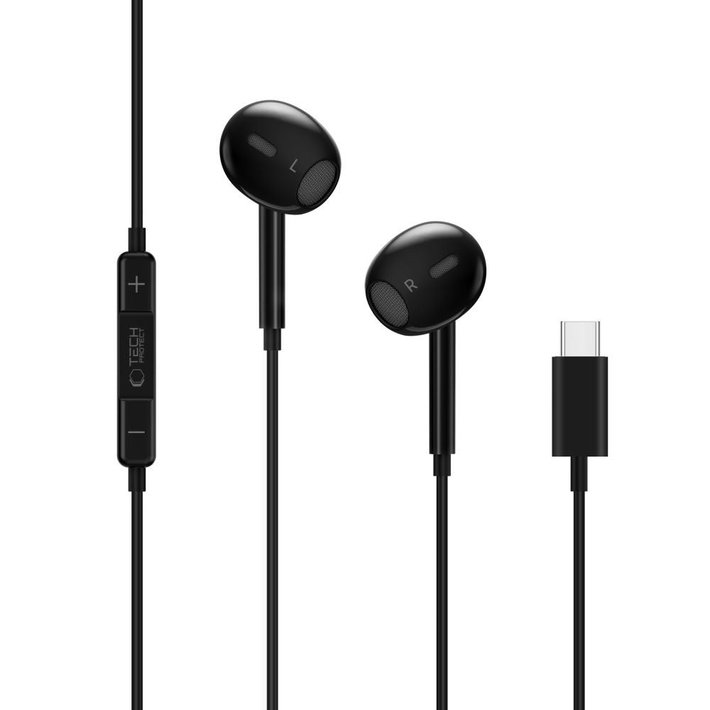 Ultraboost Core G2 USB-C Ακουστικά Tech-Protect Μαύρο | www.lightgear.gr