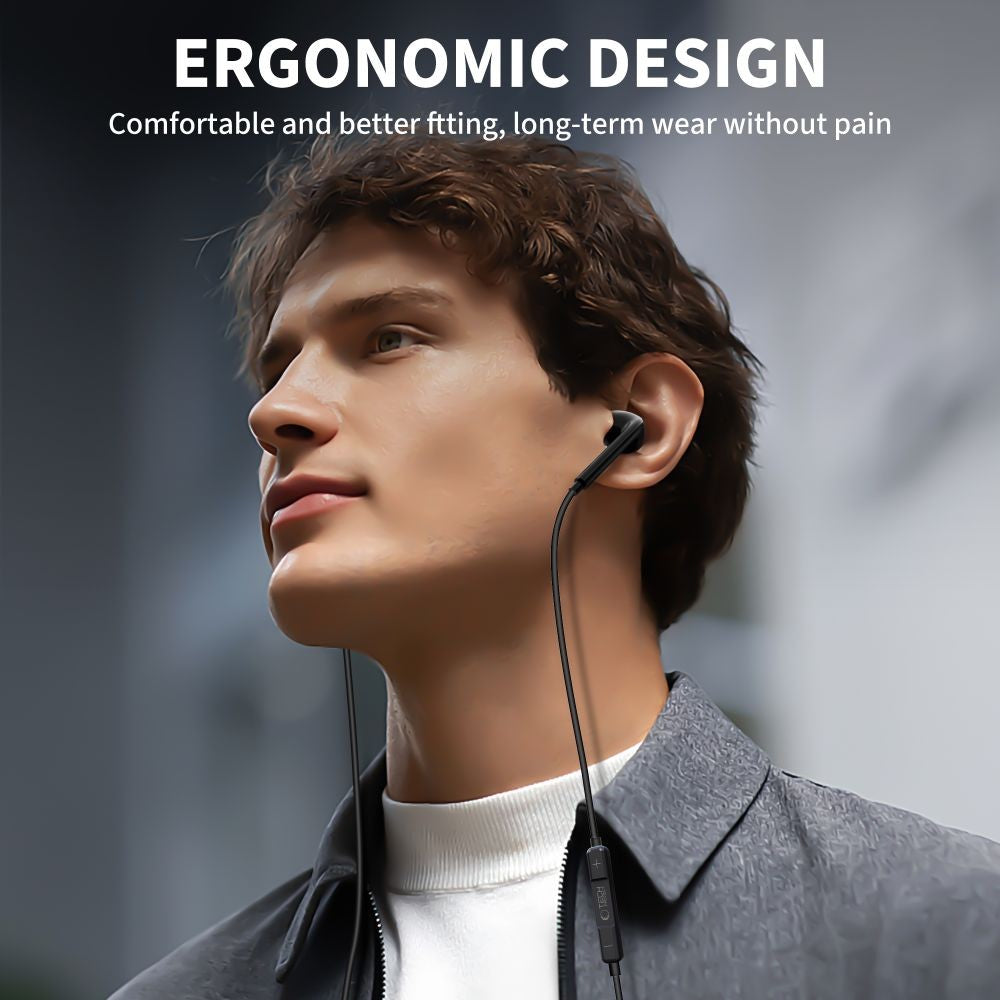Ultraboost Core G2 USB-C Ακουστικά Tech-Protect Μαύρο | www.lightgear.gr