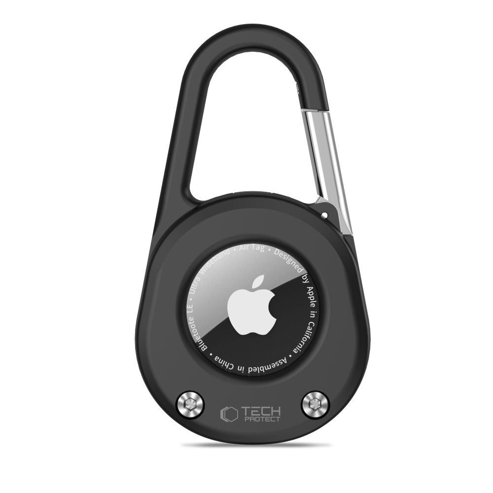 Θήκη Tech-Protect Slidelock Carabiner για AirTag 1/2 Μαύρο | www.lightgear.gr