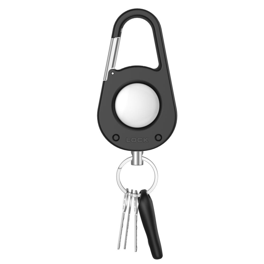Θήκη Tech-Protect Slidelock Carabiner για AirTag 1/2 Μαύρο | www.lightgear.gr