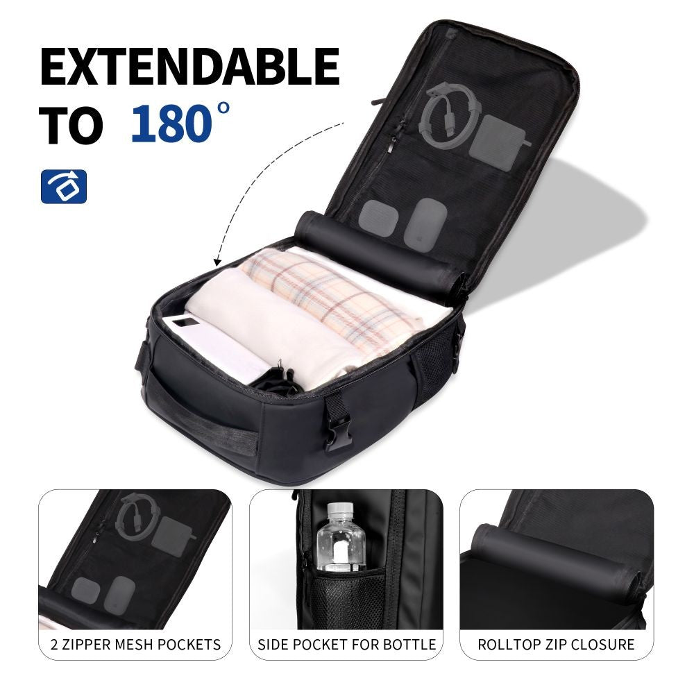 Backpack Tech-Protect Defender S50 για Ryanair & Wizzar 20L Laptop Μαύρο | www.lightgear.gr