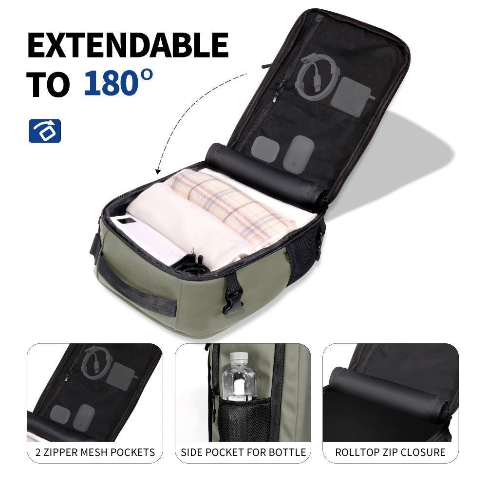 Backpack Tech-Protect Defender S50 για Ryanair & Wizzar 20L Laptop Olive | www.lightgear.gr