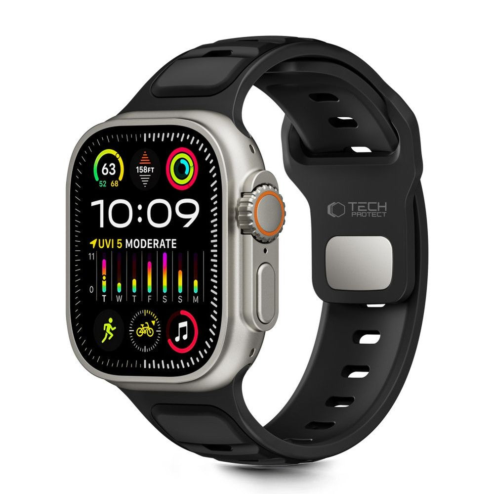 IconBand Line Strap Tech-Protect για Apple Watch 44 / 45 / 46 / 49mm Μαύρο | www.lightgear.gr