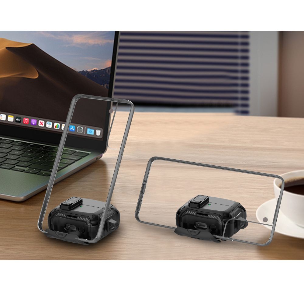 Silicone Hook Θήκη Tech-Protect για Samsung Galaxy Buds 3 / 3 FE / 3 Pro Μαύρο | www.lightgear.gr