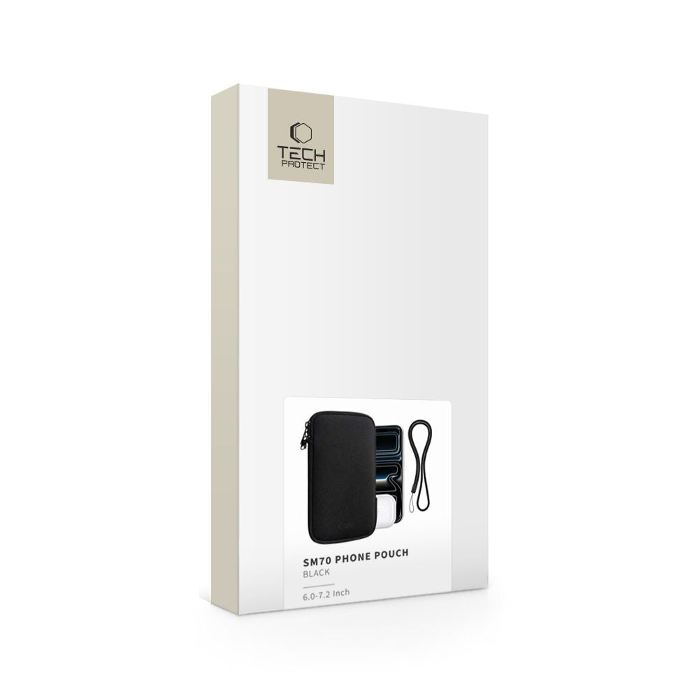 Θήκη Tech-Protect SM70 για Smartphones 6.0"-7.2" Μαύρο | www.lightgear.gr