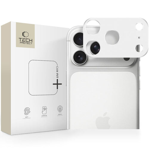 Camera Cover Tech-Protect Camalloy Fit+ για iPhone 17 Pro Max Ασημί | www.lightgear.gr