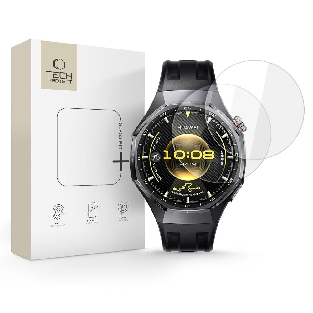 Tempered Glass Tech-Protect Glass Fit+ για Huawei Watch GT 6 Pro 46mm Διάφανο 2τεμ | www.lightgear.gr